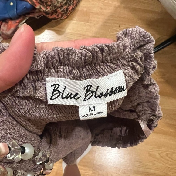 Elegant Mauve Layered Women's Dress - Picture 4 of 8